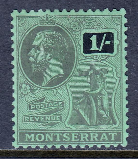 Montserrat - Scott #69 - MH - Expertizing stamp on reverse - SCV $3.50