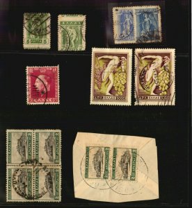 GREECE OLD STAMPS LOT VARIETIES GOOD VALUES INTERSTING LOT  