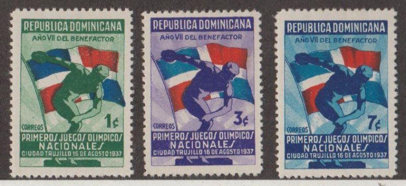 Dominican Republic Scott #326-327-328 Stamps - Mint Set