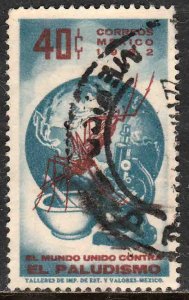 MEXICO 920, 40¢ World Health Organization Drive against Malaria USED VF (1030)