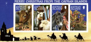 Cayman Islands 1995 Christmas, Mini Sheet [Unused]