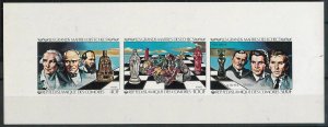 60915 - COMOROS Comores ISLANDS - CHESS Miniature Sheet IMPERF