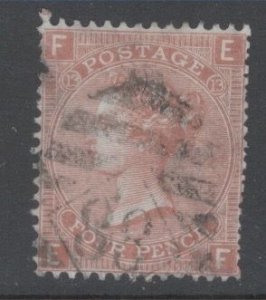 Great Britain, Scott 43 used,  plate-13