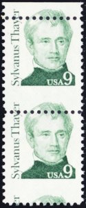 1852, MNH 9¢ Misperf Error Pair (creased) - Stuart Katz