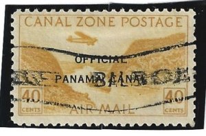 Canal Zone Scott #CO6 CTO (Double Cancel) Used 40c Official Air 2021 CV $7.50++
