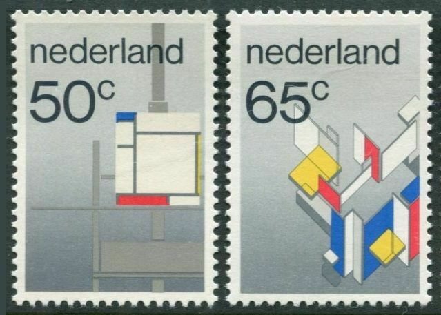 Netherlands 652-653,MNH. Modern Art Movement,1917-1931.Michel 1234-1235.