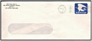 SC#U557 8¢ Eagle Envelope Entire Used