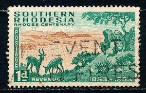 Southern Rhodesia #75 Single Used