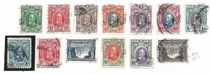 1931 SOUTHERN RHODESIA - SG n. 27 + low values USED
