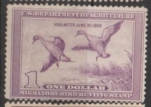 U.S. Scott #RW5 Duck Stamp - Mint Single - IND