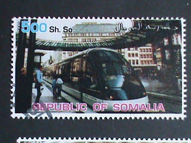 ​SOMALIA STAMP:2002 WORLD CLASSIC TRAINS CTO -MNH LARGE SET. #3 CONDITION FINE