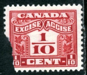 Canada - #FX34 - UNUSED TWO LEAF EXCISE TAX FAULT - 1915- Item C380AFF7