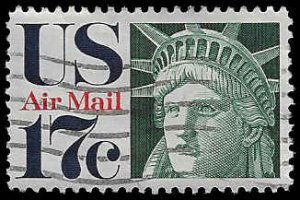 U.S. #C80 Used; 17c Statue of Liberty (1971) (2)