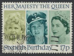 Great Britain SG 1316 - Used -QE II 60th Birthday