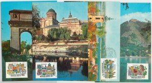 63565 - HUNGARY - POSTAL HISTORY: Set of 4 MAXIMUM CARDS 1969 - ARCHITECTURE-