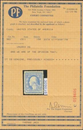 US 382  Washington - Franklin Large Margines - PFC