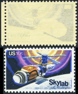 1529, MNH 10¢ Reverse Printing Under Gum Error - Skylab - Stuart Katz