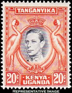 Kenya Uganda & Tanganyika Scott 74 Mint never hinged.