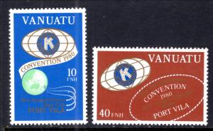 Vanuatu 295-296 MNH VF