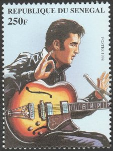 SENEGAL 1999 SCOTT # 1350. MINT. ELVIS PRESLEY. # 2