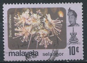 Selangor 1979 - 10c Durio Zibethinus - SG161 used