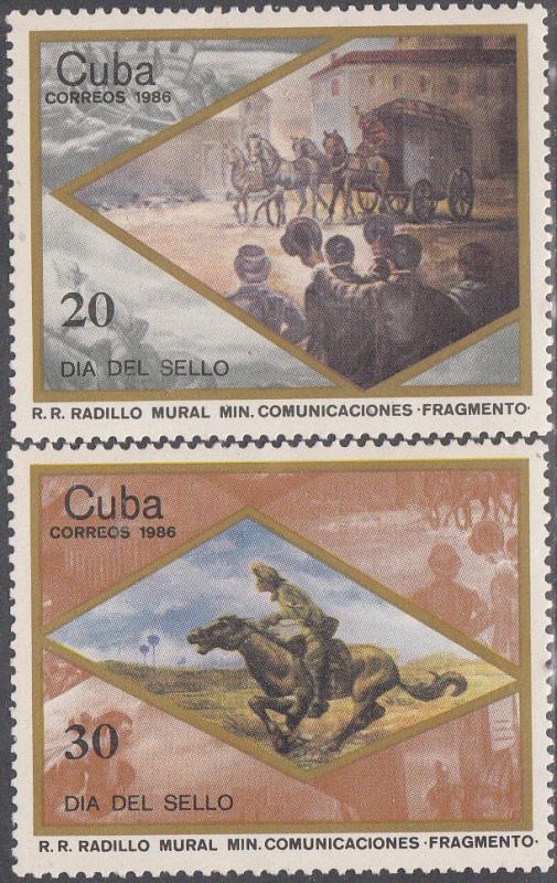 Cuba #2860-2861 MNH 