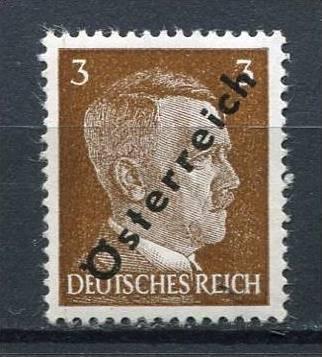 Austria/Germany 1945 MI 663 A IV Sc Note After 393 MNH Overprint  Osterreich ...