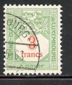 Luxembourg # J22, Used.