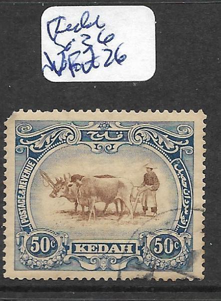 MALAYA KEDAH (P2301B)  COW 50C SG36  VFU