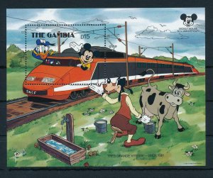 [22355] Gambia 1987 Disney 60th Birthday Mickey Mouse by TGV MNH