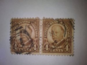 SCOTT #685 TAFT FOUR CENT USED TWIN