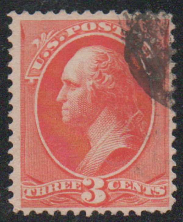 USA 214 VF, face free cancel, eye popping color! Retail $50