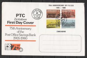 Zimbabwe #437a FDC PO Savings Bank Souvenir Sheet