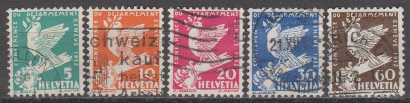 Switzerland #210-4 F-VF Used CV $11.10 (B11568)