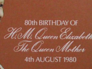 SAMOA ISLAND ISSIFO-1980 QUEEN MOTHER-ELIZABETH 80TH BIRTHDAY-MNH SHEET VF