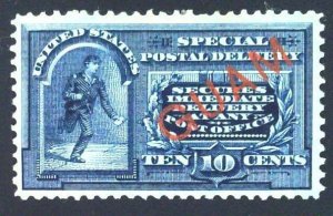 Scott Guam#E1 - VF - 10c Blue - SP Delivery - Guam Overprint - OG HR - 1899