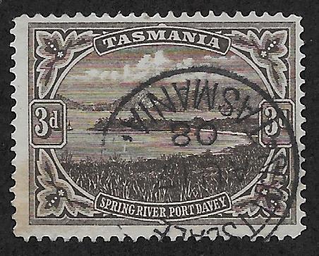 AUSTRALIA - TASMANIA SC# 105 FVF/U 1906