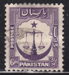 Pakistan 25 Scales of Justice 1948