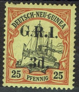 GRI NEW GUINEA 1914 YACHT 3D ON 25PF 6MM SPACING 