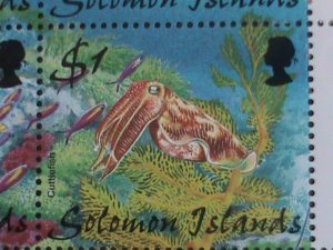 SOLOMON ISLAND -1999 SC#874 MARINE LIFE- PHILEXFRANCE'99 STAMP SHOW- S/S