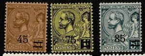 Monaco #57-59 MNH 