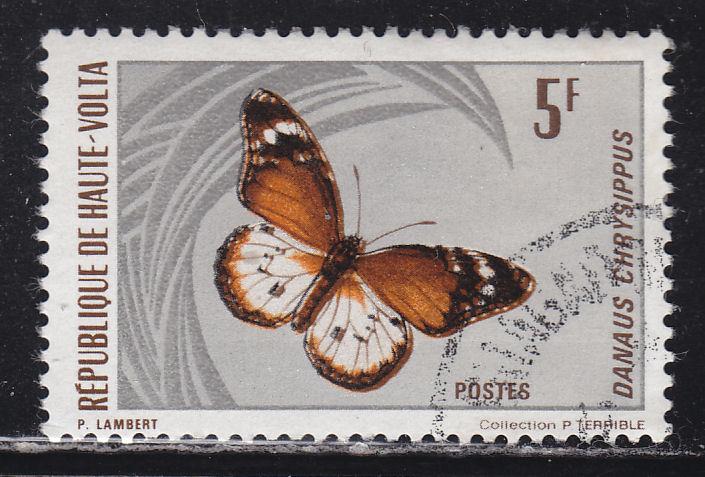 Burkina Faso 247 Danaus Chyrsippus 1971