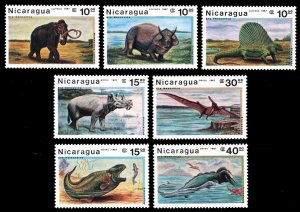 Nicaragua 1987 Scott #1617-1623 Mint Never Hinged