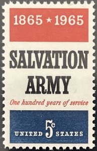 Scott #1267 1965 5¢ Salvation Army MNH OG VF/XF