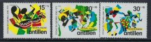 Netherlands Antilles B116-18 MNH 1972 set (ak3665)