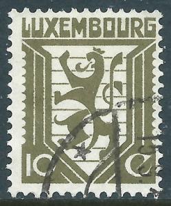 Luxembourg, Sc #196, 10c Used