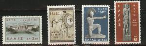 GREECE Scott 735-738 MNH** 1962 NATO Set