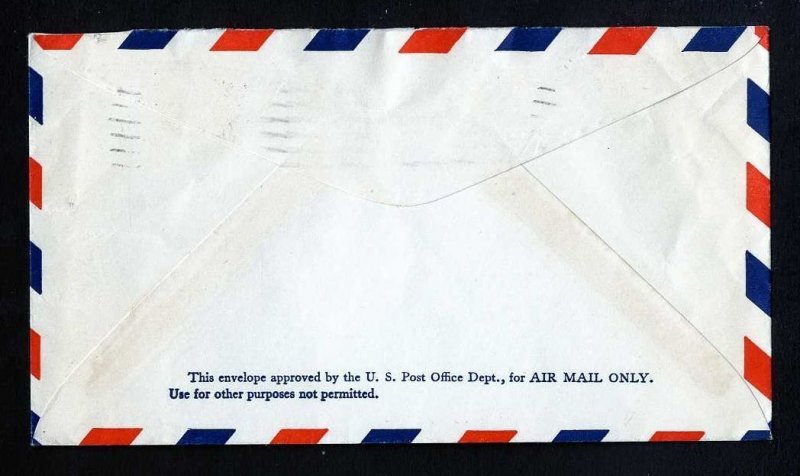 VF/XF Jumbo margin # 650 on Airmail cover from Brownsville, TX - 4-27-1929
