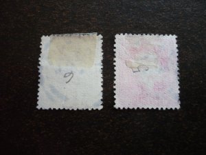 Stamps - New Zealand - Scott# 151,154 - Used Partial Set of 2 Stamps