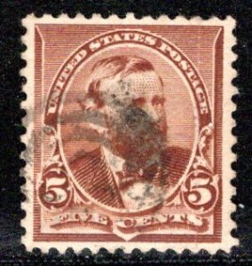 United States Scott # 255, used